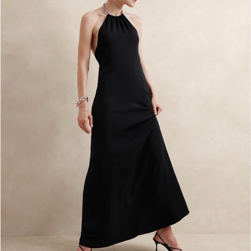 Black halter style dress Backless maxi dress   from Republic size 8
